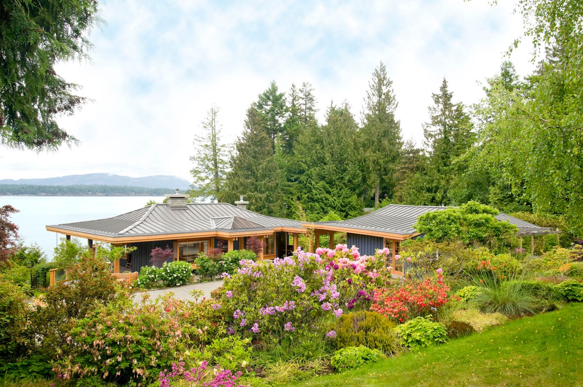 exterior of full home remodel with ocean views in behind